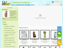 Tablet Screenshot of cardboard-display.com